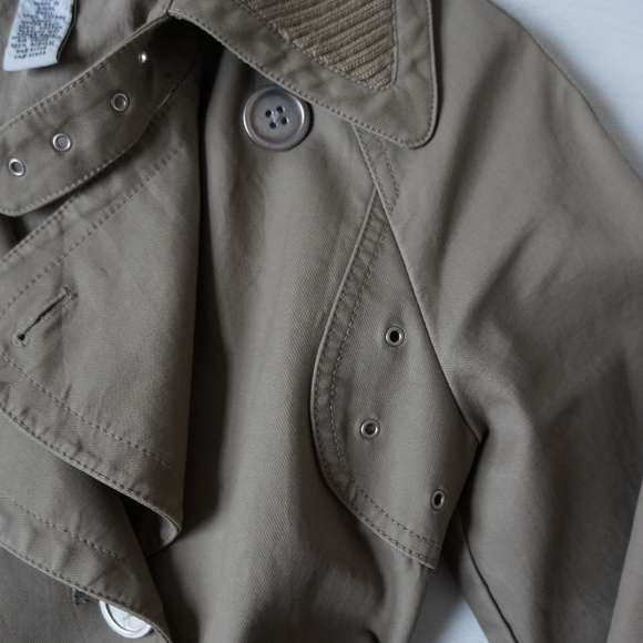 Armani Exchange A/X Trench Coat Jacket Size XS - Picture 4 of 8